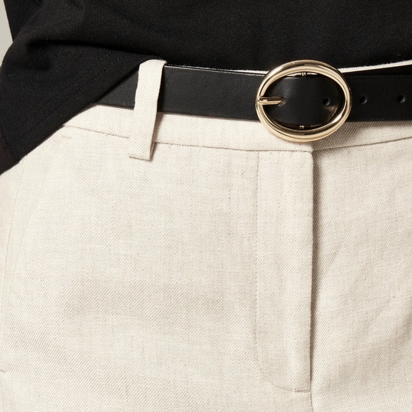 New JCREW Size 2 Carolina Flare Pants in Stretch Linen Blend Flax $168 BZ404 - Picture 3 of 6